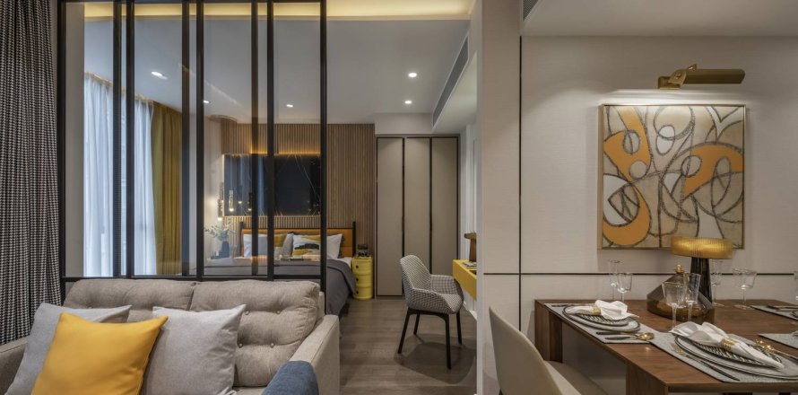 Estudio en el condominio en Bangkok, Tailandia № 180860