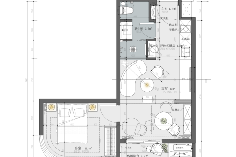 Condominio de 1 dormitorio en Ko Samui, Tailandia № 161024 - foto 16