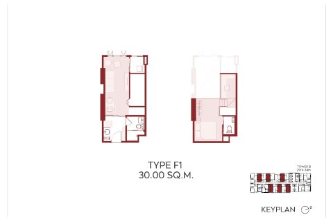 Condominio de 1 dormitorio en Bangkok, Tailandia № 165014 - foto 20