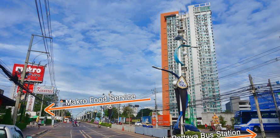 Estudio en el condominio en Pattaya, Tailandia № 205341