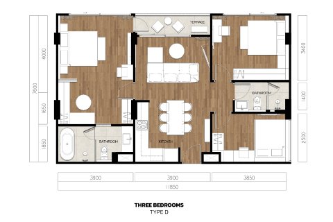 Condo in Bang Tao, Thailand, 3 bedrooms № 165048 - photo 20