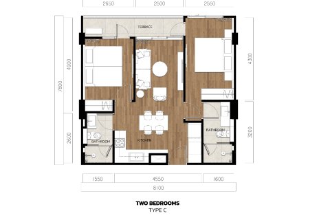 Condominio de 2 dormitorios en Bang Tao, Tailandia № 165049 - foto 12