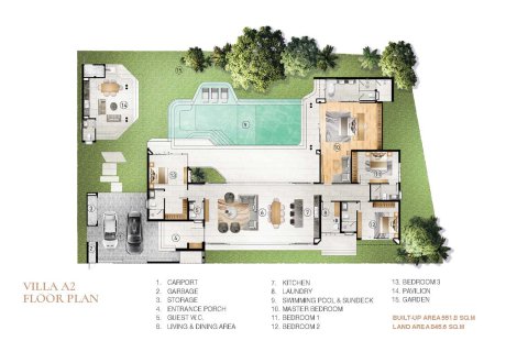 Chalet de 4 dormitorios en Phuket, Tailandia № 166345 - foto 7