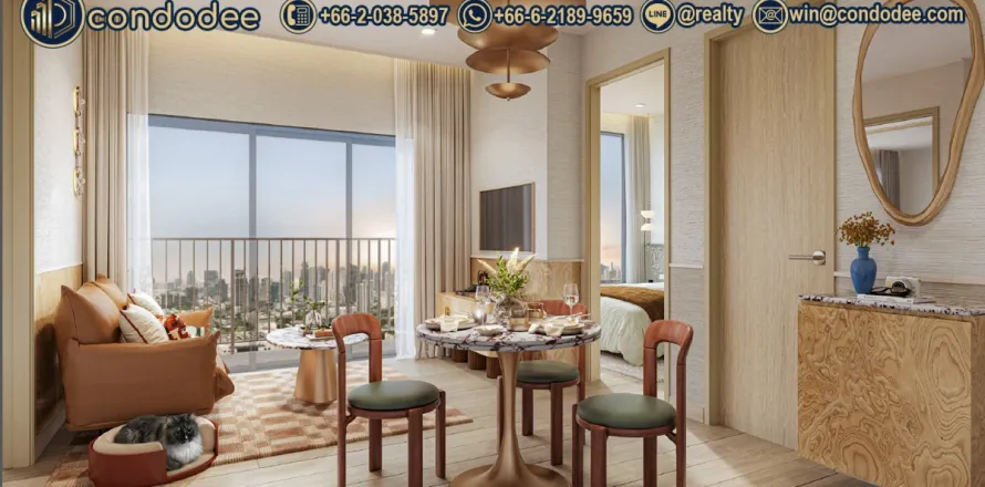 Eigentumswohnung in Watthana, Bangkok, Thailand, 2 Schlafzimmer  № 201360