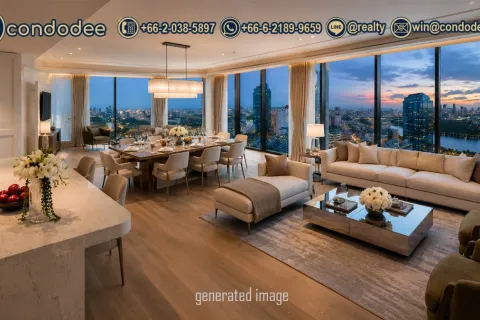 Condo in Watthana, Bangkok, Thailand, 4 bedrooms  № 201365
