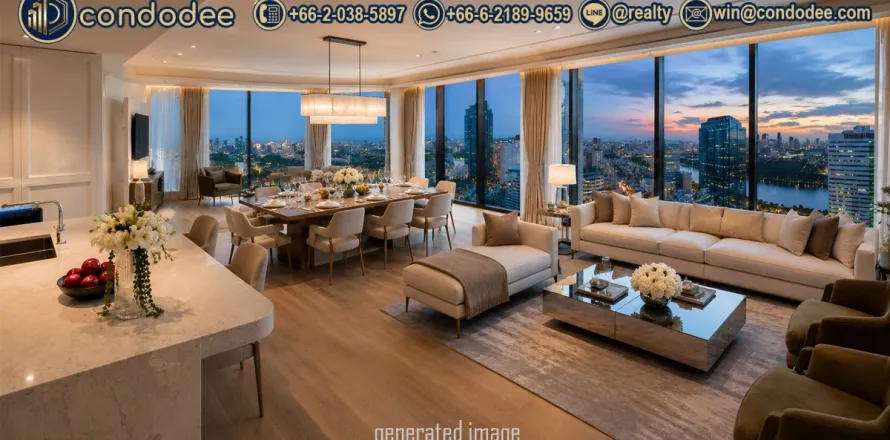 Eigentumswohnung in Watthana, Bangkok, Thailand, 4 Schlafzimmer  № 201365