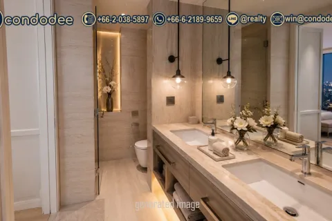 Eigentumswohnung in Watthana, Bangkok, Thailand, 4 Schlafzimmer  № 201365 - Foto 4