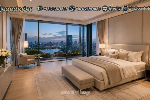 Eigentumswohnung in Watthana, Bangkok, Thailand, 4 Schlafzimmer  № 201365 - Foto 5