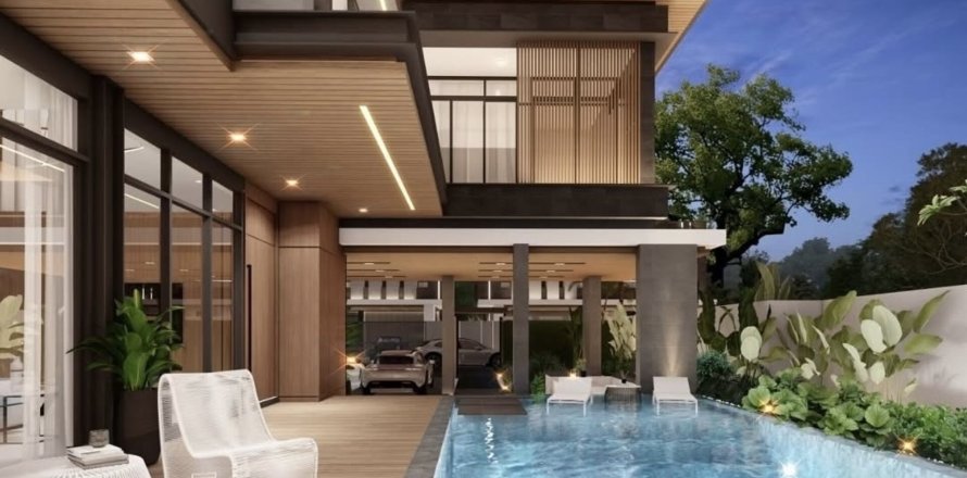 Chalet de 4 dormitorios en Pattaya, Tailandia № 203495