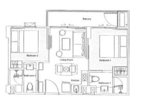Condominio de 2 dormitorios en Phuket, Tailandia № 164056 - foto 10