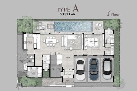 Chalet de 4 dormitorios en Pattaya, Tailandia № 165140 - foto 12