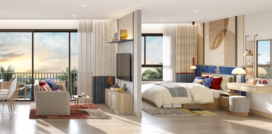 Condo in Phuket, Thailand, 2 bedrooms in The Base Cherngtalay № 179886