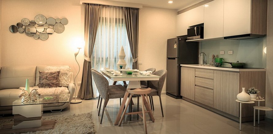 Eigentumswohnung in Chon Buri, Thailand, 1 Schlafzimmer in City Garden Tropicana  № 63543