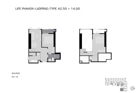 Condo in Lat Phrao, Bangkok, Thailand, 1 bedroom № 166496 - photo 11
