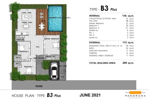 Chalet de 3 dormitorios en Hua Hin, Tailandia № 166604 - foto 22