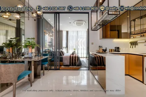 คอนโดมิเนียมในสาทร, กรุงเทพฯ, ประเทศไทย, 1 ห้องนอน № 234014 - รูปถ่าย 4