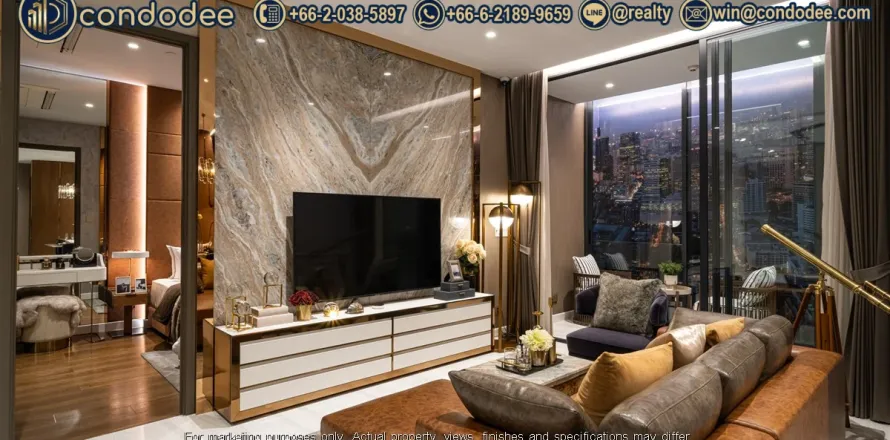 Condo in Sathon, Bangkok, Thailand, 3 bedrooms № 234016