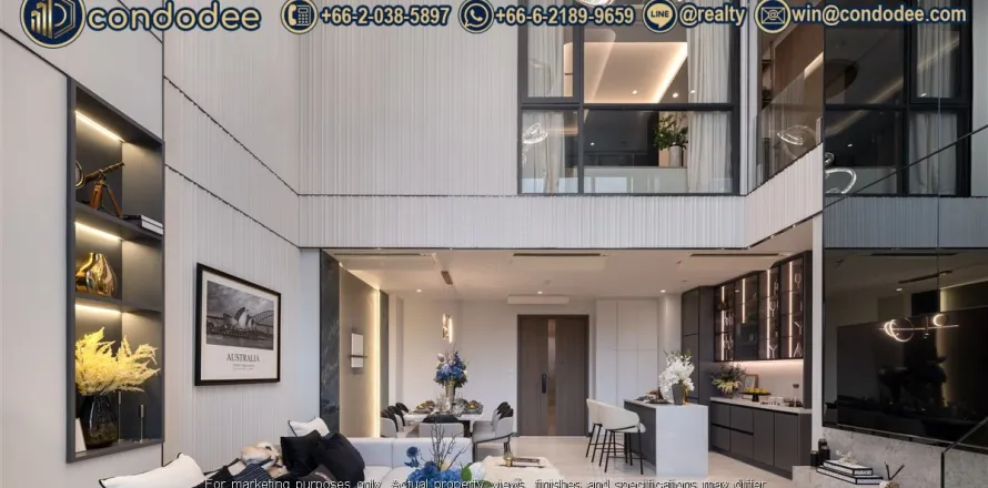 Condo in Sathon, Bangkok, Thailand, 3 bedrooms № 234017