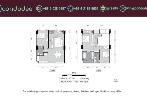 Condo in Sathon, Bangkok, Thailand, 3 bedrooms № 234017 - photo 4
