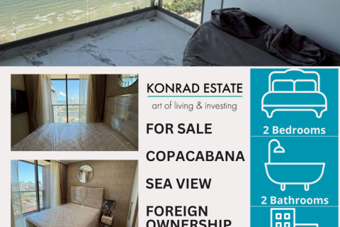 คอนโดมิเนียมในพัทยา, ประเทศไทย, 2 ห้องนอน ใน Copacabana Beach Jomtien № 126943