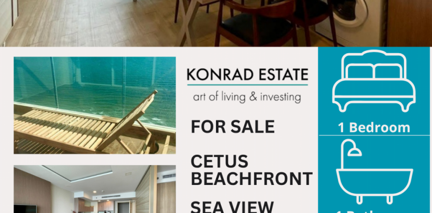 Condominio de 1 dormitorio en Pattaya, Tailandia № 126922