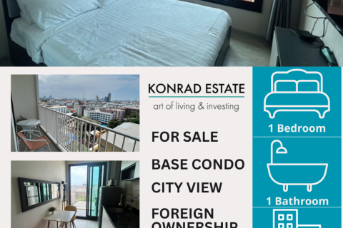 คอนโดมิเนียมในพัทยา, ประเทศไทย, 1 ห้องนอน ใน The Base Central Pattaya № 126916