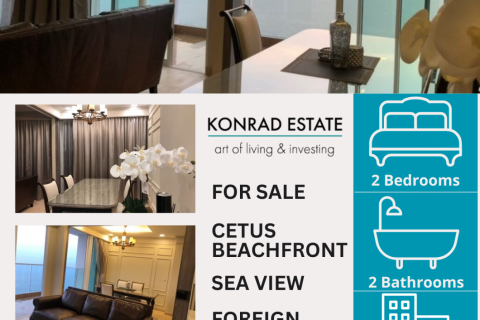 Eigentumswohnung in Pattaya, Thailand, 2 Schlafzimmer in Cetus Beachfront № 126924
