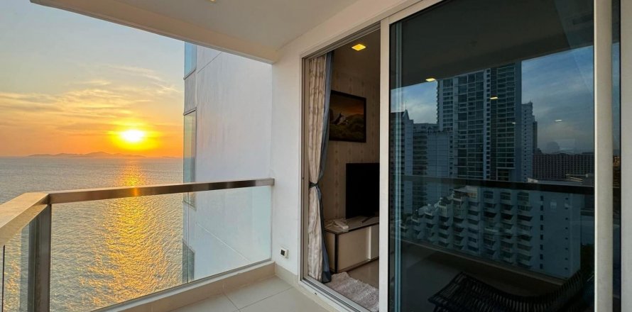 Eigentumswohnung in Pattaya, Thailand, 2 Schlafzimmer in The Palm Wongamat Beach № 122946