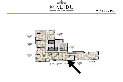 Eigentumswohnung in Pattaya, Thailand, 1 Schlafzimmer  № 133134 - Foto 2