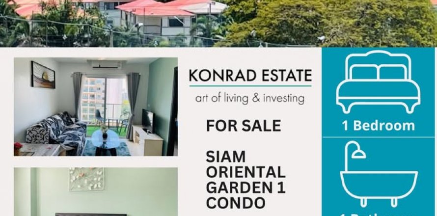 Condo in Pattaya, Thailand, 1 bedroom № 130121