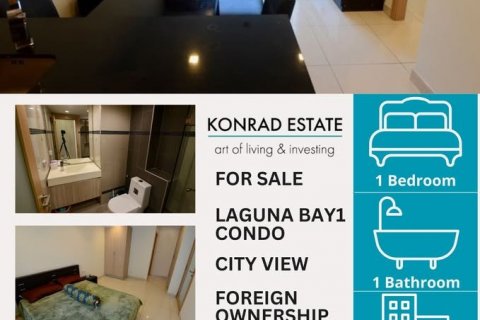 คอนโดมิเนียมในพัทยา, ประเทศไทย, 1 ห้องนอน ใน Laguna Bay № 130663