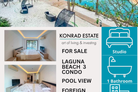 Studio in the Condo in Pattaya, Thailand  № 130012