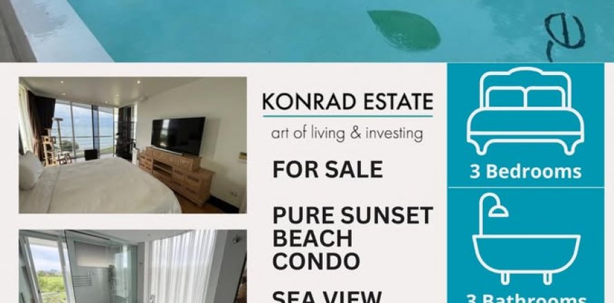 Condominio de 3 dormitorios en Pattaya, Tailandia № 133124