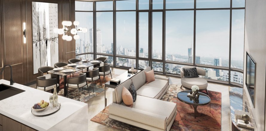Condominio de 2 dormitorios en Watthana, Bangkok, Tailandia № 124906