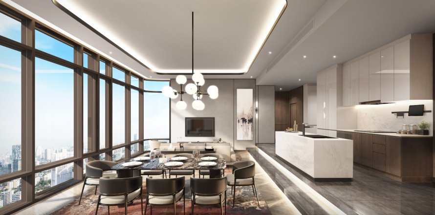 Condominio de 2 dormitorios en Watthana, Bangkok, Tailandia № 124905