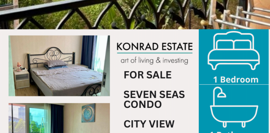 Condominio de 1 dormitorio en Pattaya, Tailandia № 130113