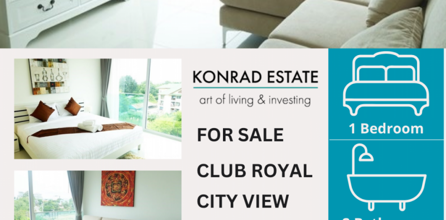 Condominio de 1 dormitorio en Pattaya, Tailandia № 126949