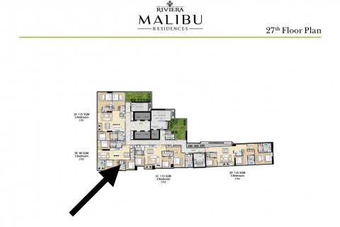Condominio de 3 dormitorios en Pattaya, Tailandia № 130092 - foto 3