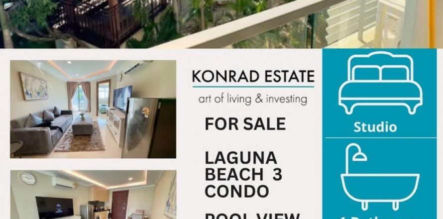 Condo in Pattaya, Thailand, 1 bedroom № 130789
