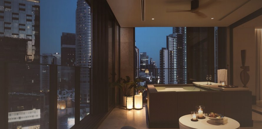 Duplex in Scope Thonglor, Watthana, Bangkok, Thailand 4 Schlafzimmer № 124902