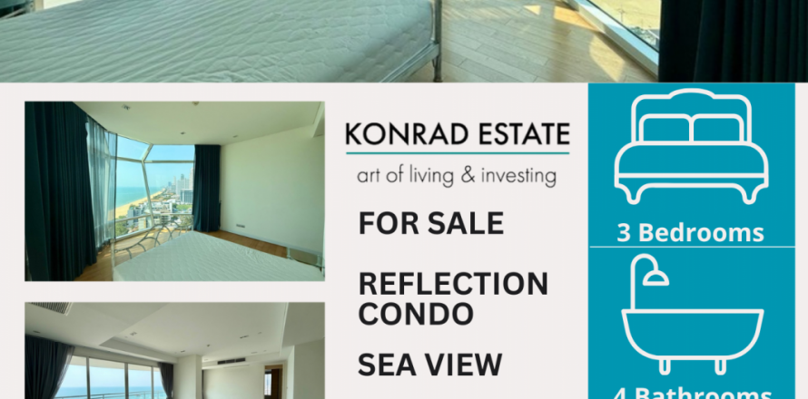 Condominio de 3 dormitorios en Pattaya, Tailandia № 130071