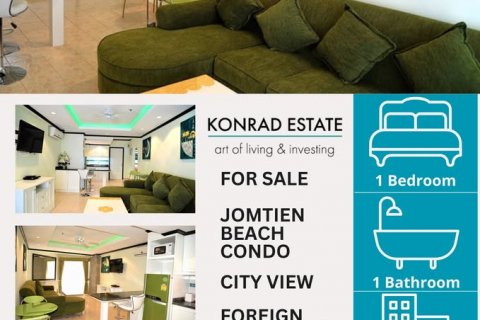 Immobilie in Pattaya, Thailand 60 m2 № 130661