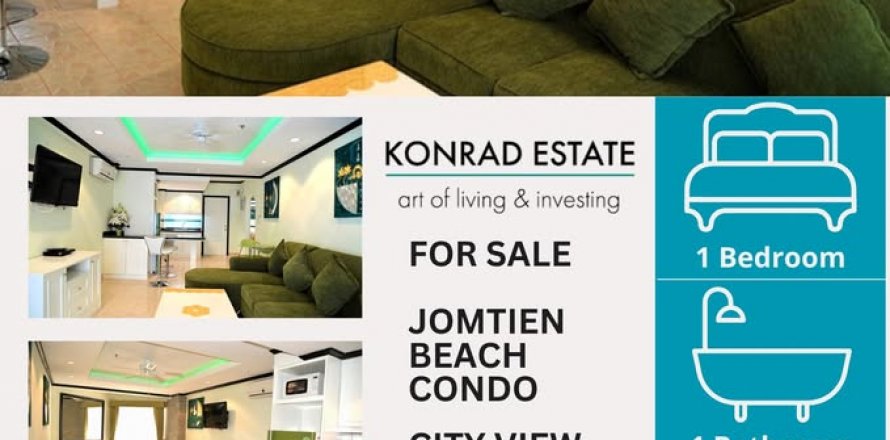 Propiedad 60 m2 en Pattaya, Tailandia № 130661