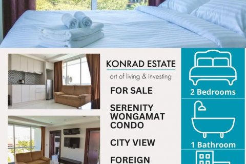 คอนโดมิเนียมในพัทยา, ประเทศไทย, 2 ห้องนอน ใน Serenity Wongamat № 130112