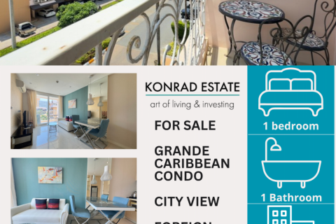 คอนโดมิเนียมในพัทยา, ประเทศไทย, 1 ห้องนอน ใน Grande Caribbean № 130000