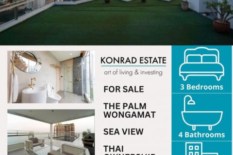 Condominio de 3 dormitorios en Pattaya, Tailandia № 130227