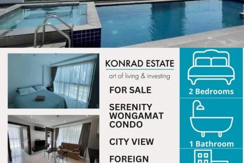 คอนโดมิเนียมในพัทยา, ประเทศไทย, 2 ห้องนอน ใน Serenity Wongamat № 130111
