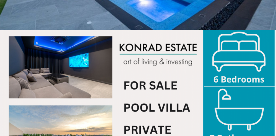 Chalet de 6 dormitorios en Pattaya, Tailandia № 126940