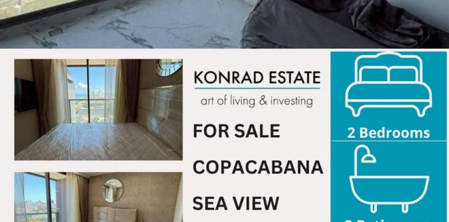 Condominio de 2 dormitorios en Pattaya, Tailandia № 130521