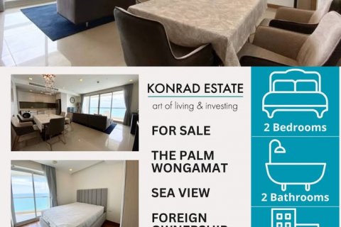 Condo in Pattaya, Thailand, 2 bedrooms № 130226